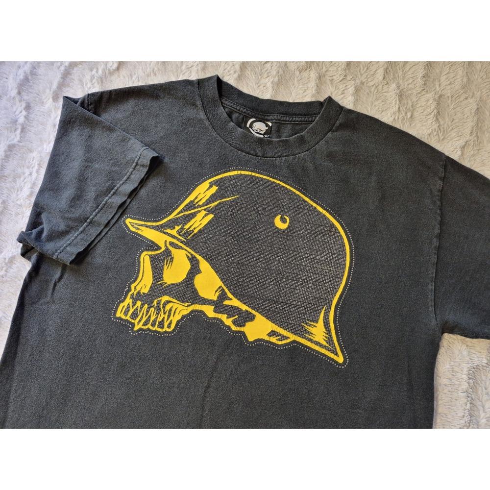 Vintage Metal Mulisha T Shirt Men's Medium OG Helmet Grunge 90s-Y2K Motocross